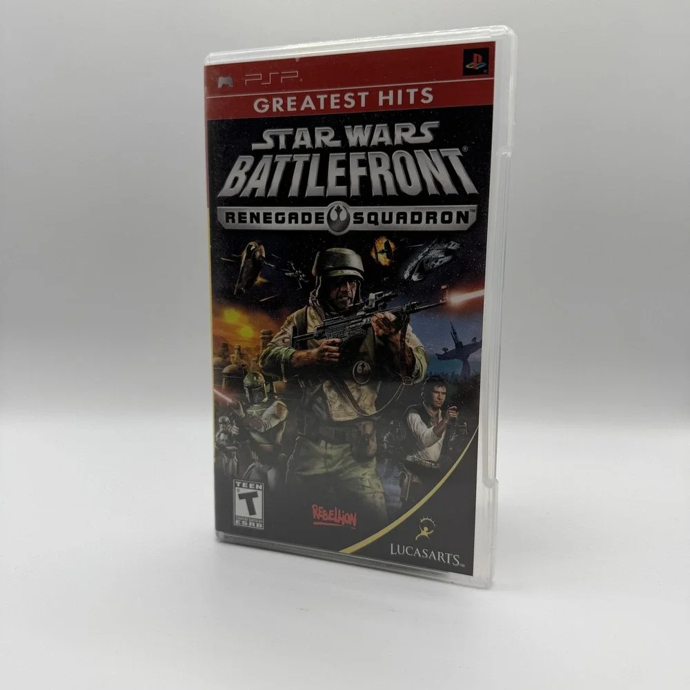 Star Wars Battlefront Renegade Squadron Sony PSP Game T LucasArts‎ Greatest Hits